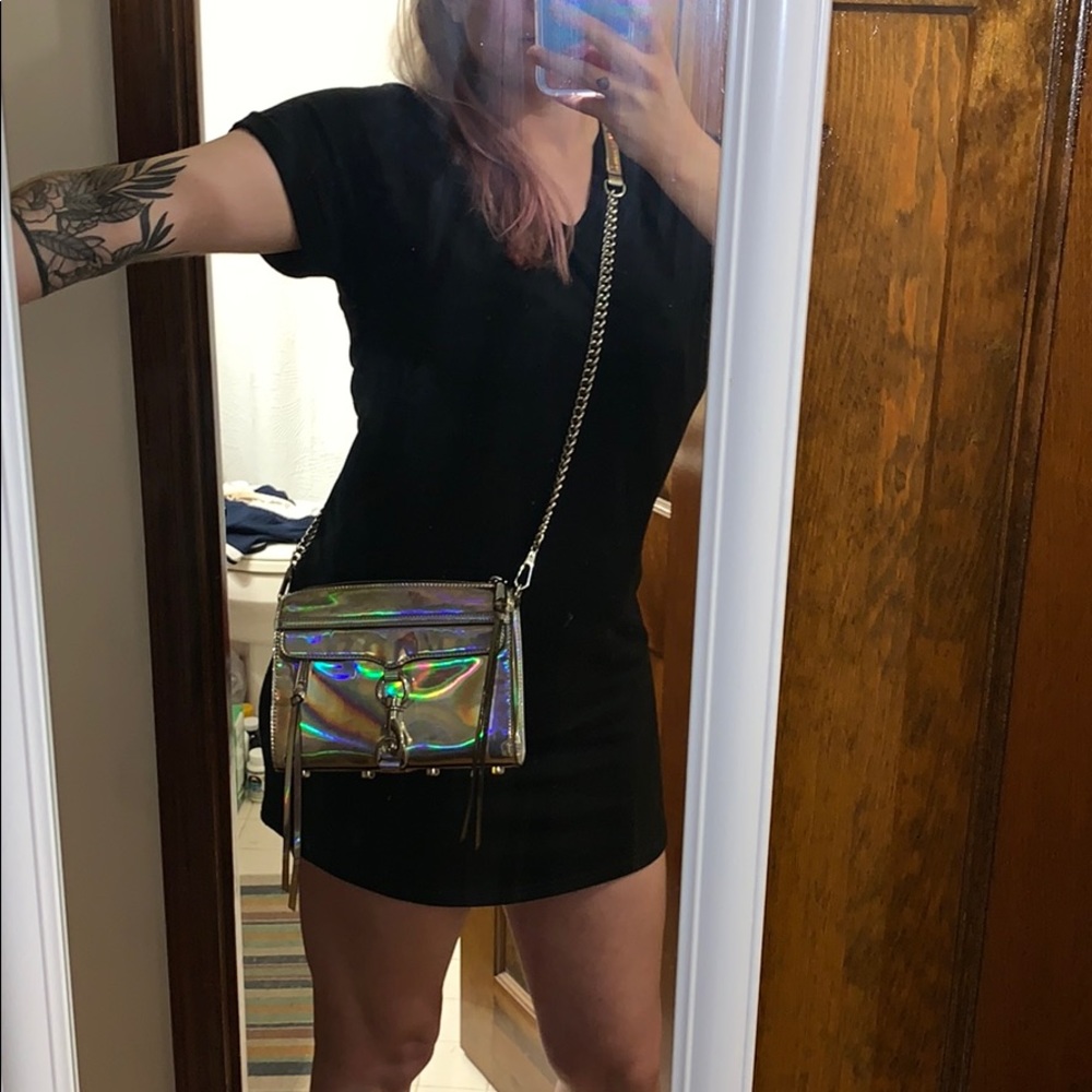 Rebecca Minkoff Iridescent MAC Crossbody Purse 195 - Picture 8 of 8